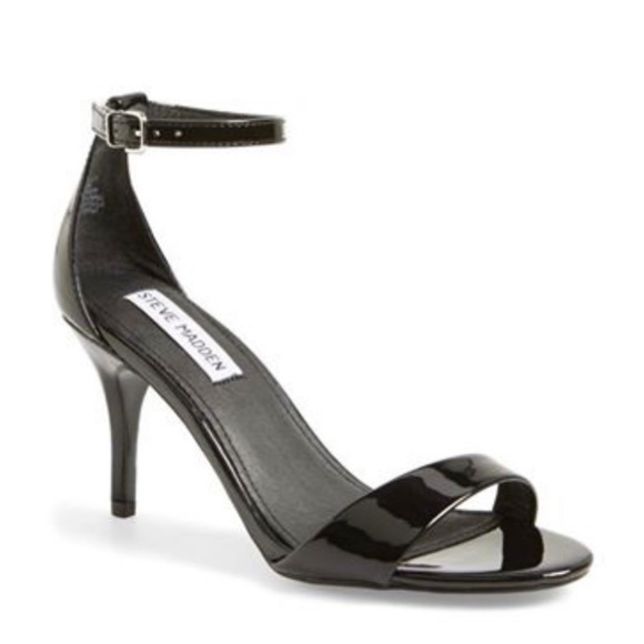 Steve Madden Black Patent Leather Sillly Heels - Picture 3 of 5